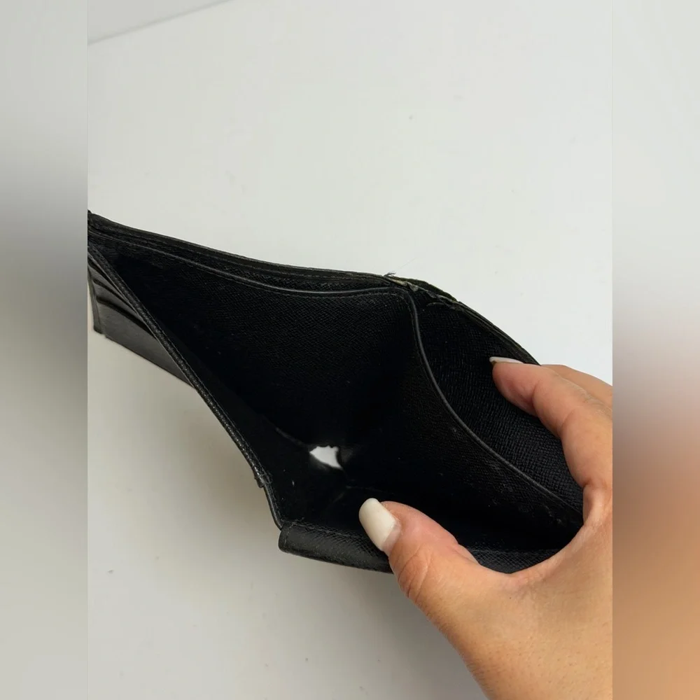 Louis Vuitton Black Epi Leather Bifold Wallet